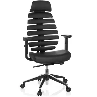 HJH Office Ergo Line II Pro Leder Schwarz
