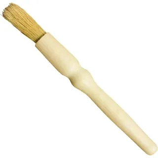 Runder Glasurpinsel 14 cm groß | Backpinsel | Runder Konditorenpinsel | Pinsel für Zuckerguss und Glasur