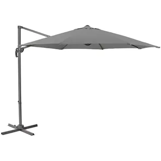 Svita Ampelschirm 290 x 290 cm Grau
