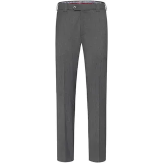 Anzughose MEYER "Roma", Herren, Gr. 32, N-Gr, grau, Obermaterial: 54% Polyester PES. 43% Wolle mw. 3% Elasthan EL., uni, slim fit, Hosen Anzughose, mit Französische Seitentaschen