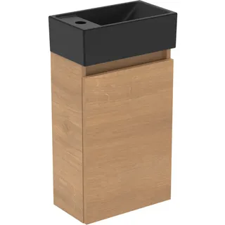 Ideal Standard Waschbeckenunterschrank 370 x 67 cm Schwarz