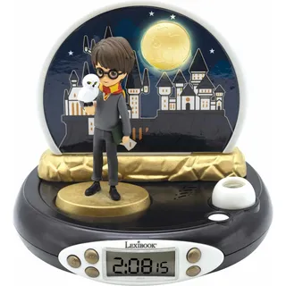 Harry Potter 3D-Figur Projektionswecker mit magischen Sounds - Schwarz
