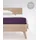Spannbettlaken Mako-Satin 200 x 200 cm lavendel