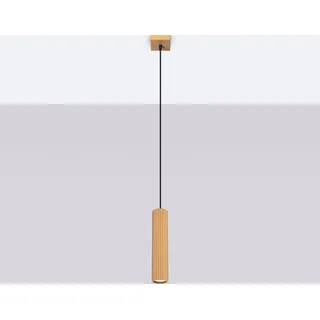 Pendelleuchte KARBON 1 golden 1xGU10 10W Aluminium 118x8x8cm Sollux Lighting - Gold