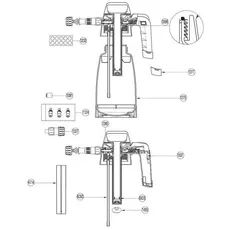 Goizper - 1285 - Achse mit Dichtungen IK Foam Pro 2