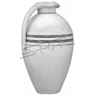 Vase Dekoration Deko Arikel Garten Terrasse Blumentopf Vasen Käbel Figur Neu 619 - Weiß