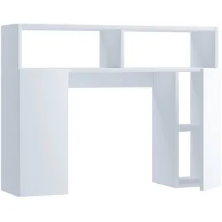 VCM »Holz Wandregal Überbau WC Bad Regal Tinol S«, weiß,