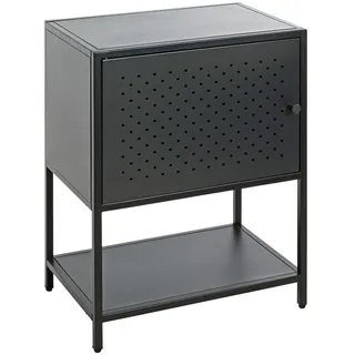 Haku-Möbel Nachtschrank 45 x 30 x 60 cm Schwarz