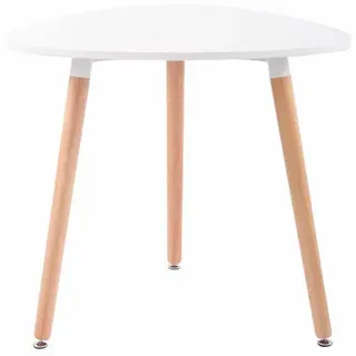 CLP Küchentisch 80 x 75 x 80 cm weiß