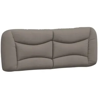 vidaXL Kopfteil-Kissen "Hvar" Taupe 120 cm Stoff