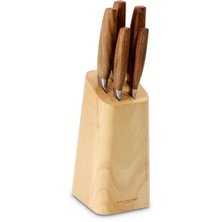 Echtwerk Classic-Edition Messerblock 6-tlg. Beige