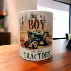 Tasse "Just a Boy who ❤️ Traktors" 340ml