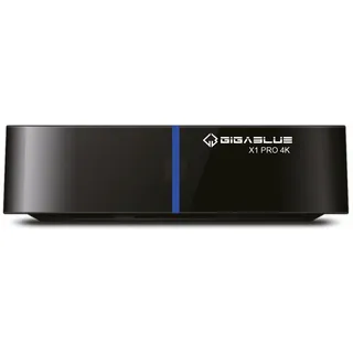 GiGaBlue UHD X1 PRO 4K Android 12 IP-TV/OTT 1x DVB-S2x Sat Tuner Media Player