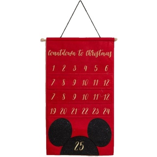 Disney Luxus Scroll Adventskalender - 25 Stoff Taschen - Mickey Mouse