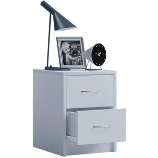 VCM Nachtschrank Boxal Mini 35 x 35 x 40 cm Weiß