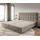 Boxspringgestell Dream-Fine Mikrofaser Beige 200x200 cm - Beige