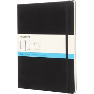Moleskine Notizbuch XL, Punktraster, schwarz