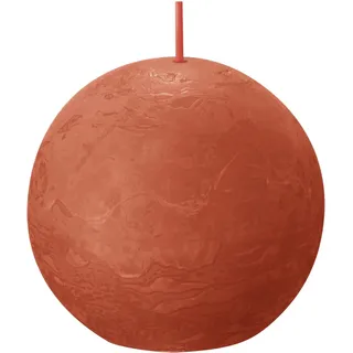Bolsius Rustik-Kugelkerze Shine 76 mm Herbstliches Orange
