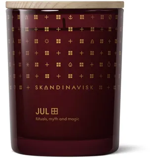 Skandinavisk JUL Duftkerze 200 g grün/rot/weiß