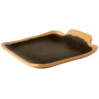 APS Crocker Speiseteller 13 cm braun