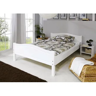 TICAA Kinderbett Rita 100 x 200 cm Kiefer massiv weiß