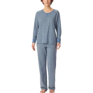 Schiesser Damen Schlafanzug Set lang weiche Baumwolle - Nightwear