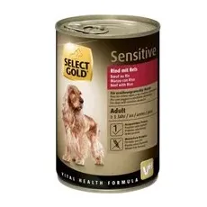 SELECT GOLD Sensitive Adult Rind mit Reis 24x400 g