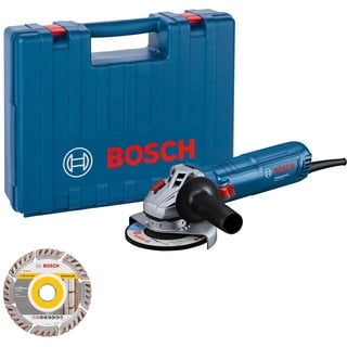 Bosch Professional GWS 12-125 Handwerkerkoffer + Zusatzhandgriff