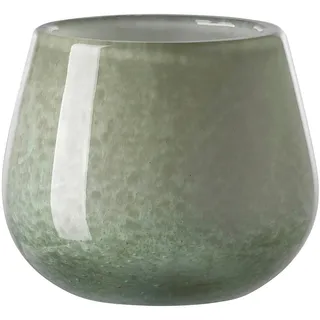 Fink Marly/Vase,Windlicht,Salbei/H.9,5cm,D.11cm