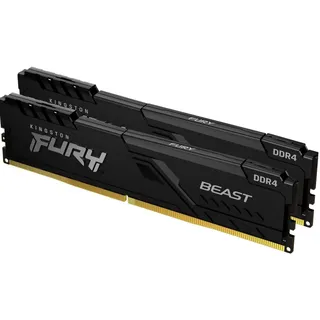 Kingston FURY Beast DDR4 3600MT/s 16GB Modul (2x8GB) CL17 Schwarz KF436C17BBK2/16