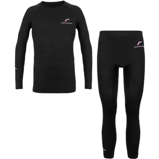 Reusch Underwear Set Lady WARM Funktionsunterwäsche Set Damen Erwachsene mit langärmeligen Shirt und Langer Leggings bequem warm atmungsaktiv und feuchtigkeitsregulierend