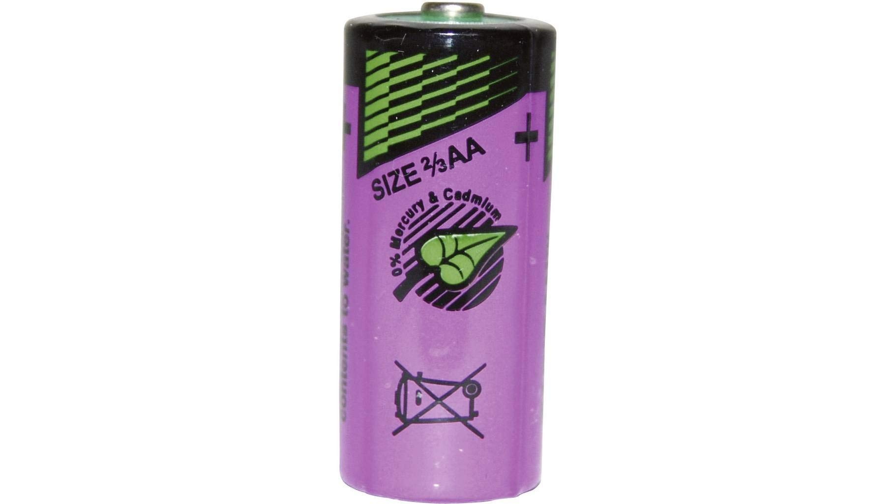 Bild von SL 761 Spezial-Batterie 2/3 AA U-Lötpins Lithium 3.6V 1500 mAh 1St.