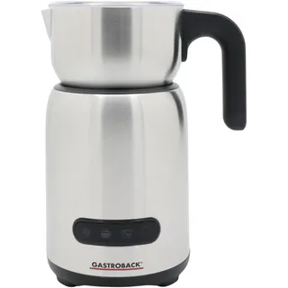 GASTROBACK Induktions-Milchaufschäumer schwarz/Silver