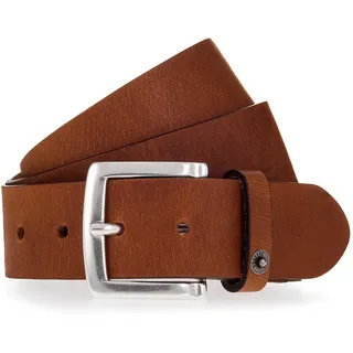 MUSTANG Ledergürtel 1 Stk. Mit Druckknopf-Applikation auf der Schlaufe, 4 cm, braun