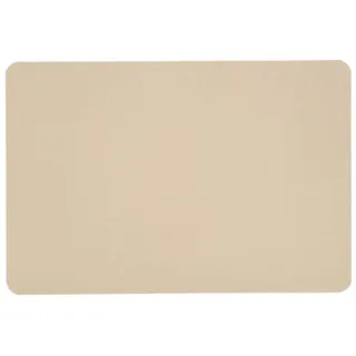 Kesper Platzset, Tischset Lederoptik Creme beige 44x29cm Kunststoff