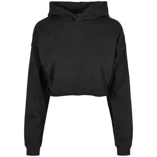 URBAN CLASSICS Kapuzenpullover Oversized Cropped Schwarz S