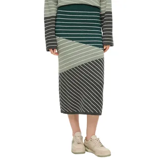 s.Oliver Strickrock mit grafischem Muster, blau