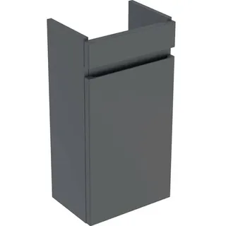 Geberit Renova Plan Unterschrank für Handwaschbecken, mit einer Tür, verkürzte Ausladung, 31,4x60,5x22cm, 501.901.JK.1, Farbe: lava / lackiert matt