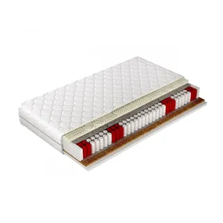 MIRJAN24 Beidseitige Federkernmatratze Live Visco 20 cm, Zweiseitig, Federkernmatratze mit Kokosmatte und Schaumstoff Visco (Maße: 80x200 cm)