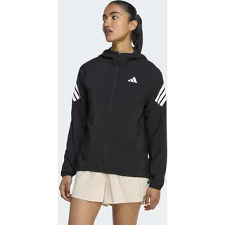 Laufjacke ADIDAS PERFORMANCE "ADI365 3S JKT W", Damen, Gr. M, schwarz, Obermaterial: 100% Polyester, Jacken Laufjacke