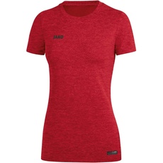 Bild T-Shirt Premium Basics, rot meliert, 40