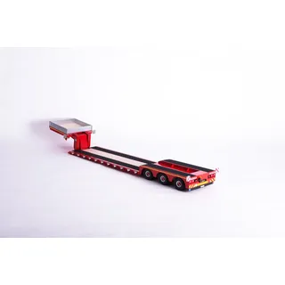 CARSON 500907700 1:14 3-Achstieflader Schwanenhals/Tiefbett - RC-Truck, Ersatzteile, Tuningteile, Zubehör, Modellbau, Maßstab 1:14, Truck Anhänger