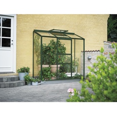 Bild Halls Altan Alu grün Blankglass 3 mm 1,33 m²
