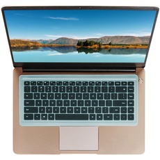 SDTEK Tastaturschutzfolie Silikonfolie Universal Kompatibel mit 15-17 Zoll Laptop, Notebook, Netbook, Chromebook (Blau)