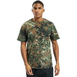 Brandit T-Shirt Camo | Aus reiner Baumwolle in Camomuster. Mit Rundhalsausschnitt und kurzem Arm.
