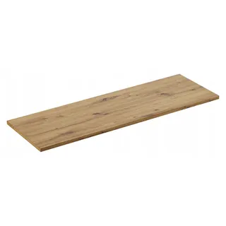 Badezimmer-Waschtischplatte Eiche Artisan 140 cm MDF für Waschbeckenunterschränke - Bronze