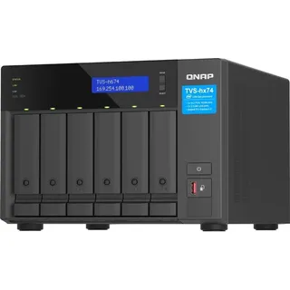 QNAP TVS-h674-i3-16G Leergehäuse Schwarz