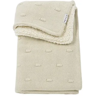 Meyco Baby Knots Teddy 75x100 Cm Minikrippendecke - Soft Sand - One Size