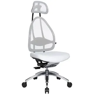 TOPSTAR Open Art 10 ohne Armlehnen weiß/alu poliert