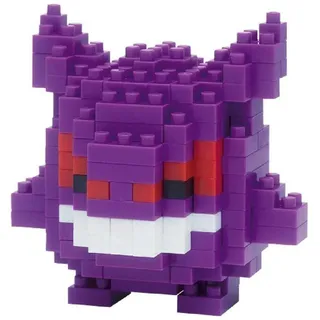 Nanoblock NBPM007 Pokemon Gengar, Colourful, Bandai